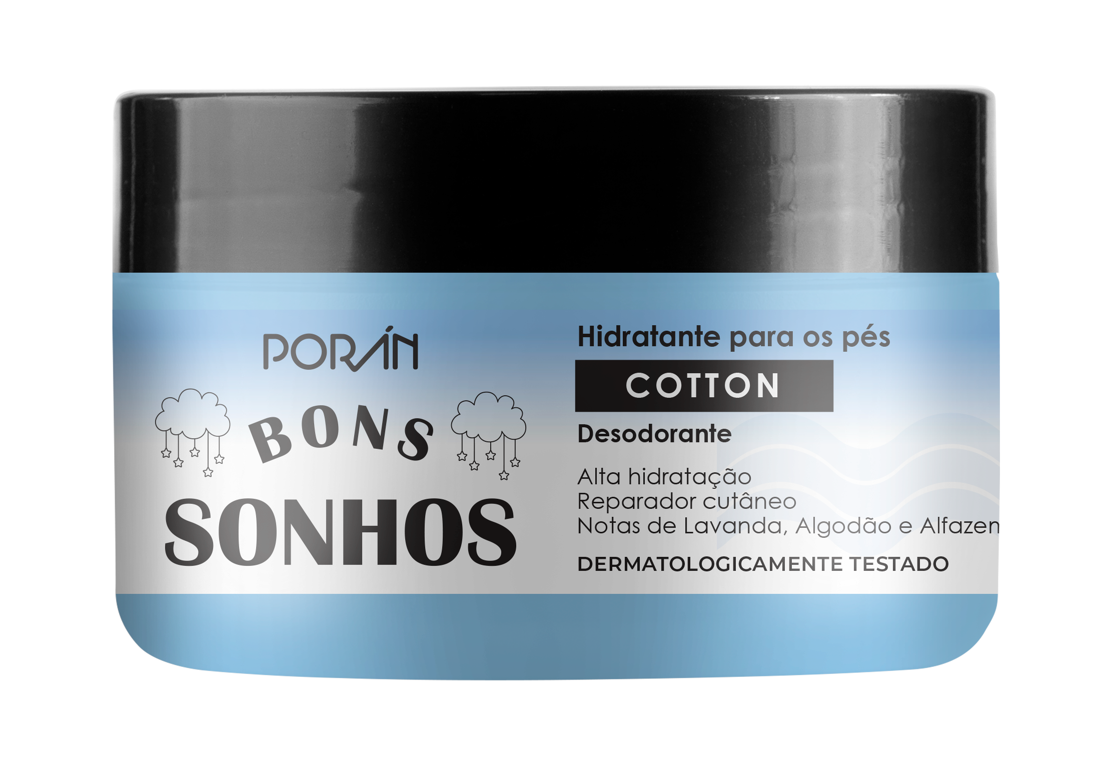 HIDRATANTE PORAN PARA OS PES BONS SONHOS COTTON 150G