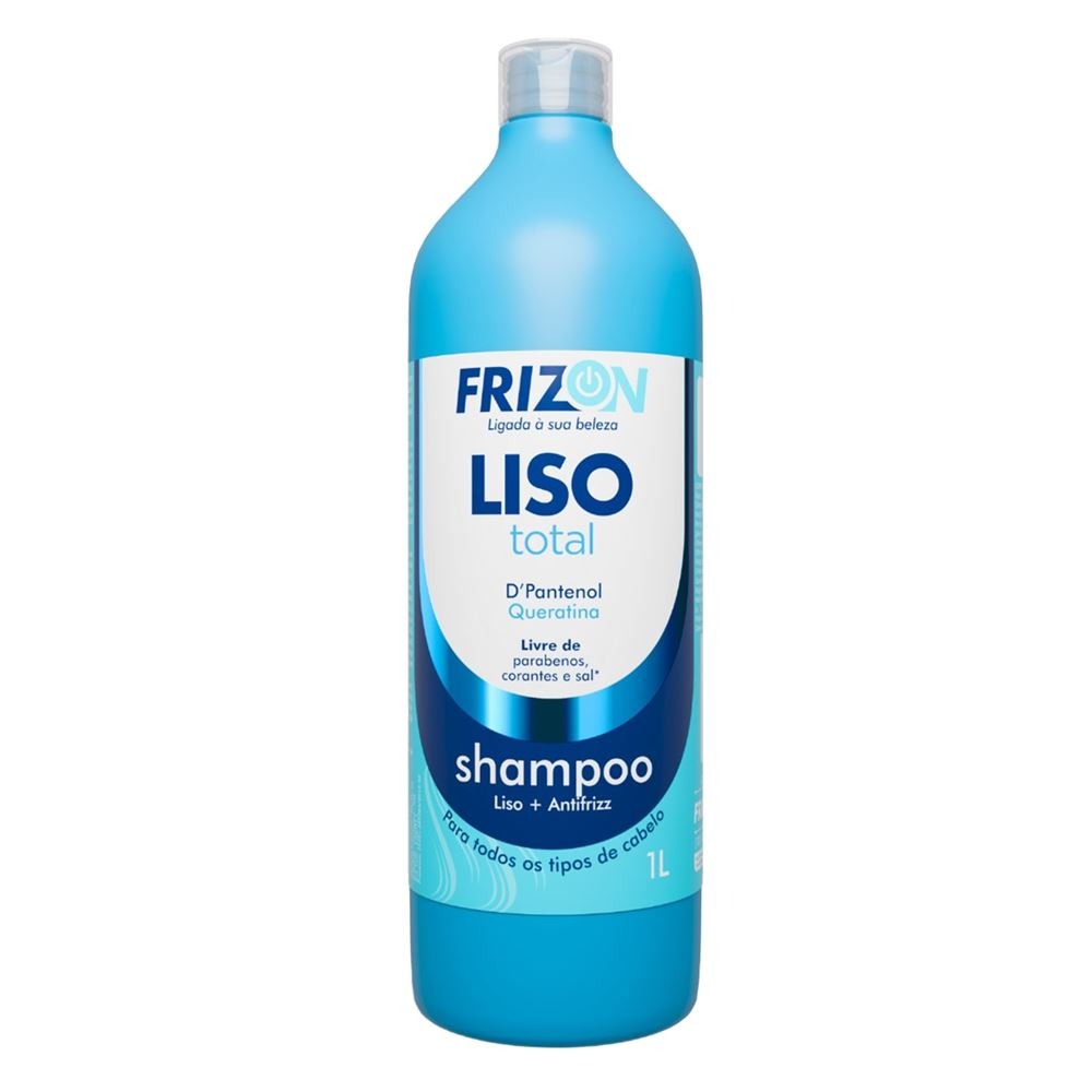 Shampoo Frizon Liso Total Queratina 1L
