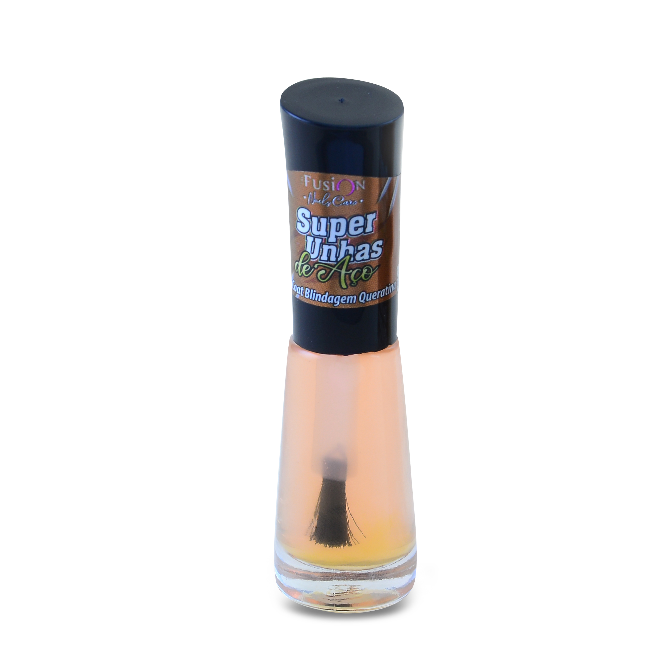 Top Coat Fusion Super Unhas de Aço 8ml - Pacote com 6 Unidades