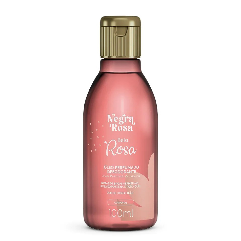 ÓLEO CORPORAL NEGRA ROSA BELA ROSA FARMAX 100ML