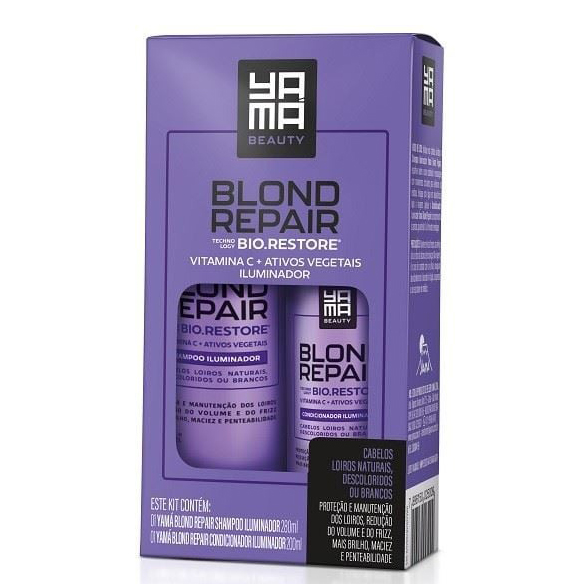 KIT SHAMPOO + CONDICIONADOR BLOND REPAIR YAMA