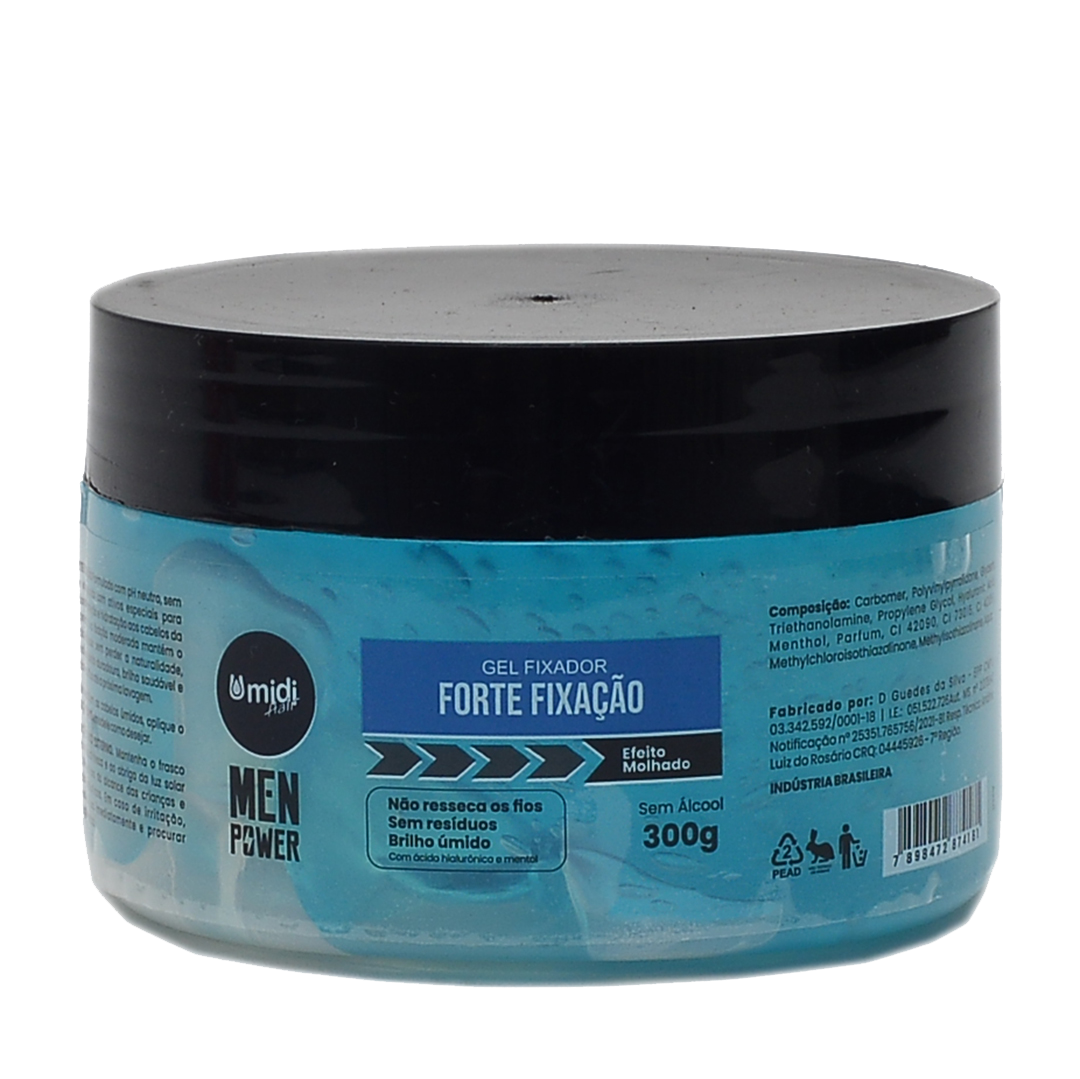GEL MEN POWER FORTE AZUL UMIDI HAIR 300G