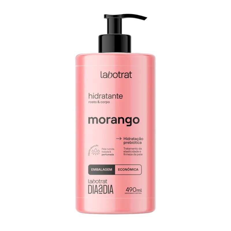 HIDRATANTE MORANGO DIA A DIA LABOTRAT 490ML