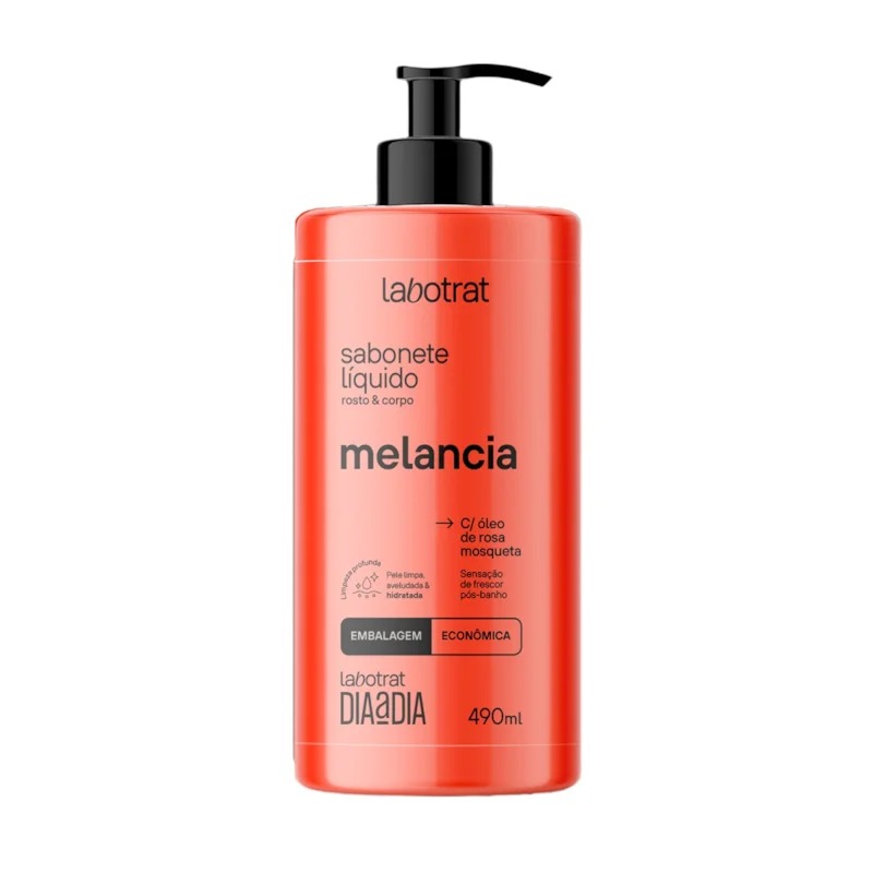 SABONETE LÍQUIDO MELANCIA DIA A DIA LABOTRAT 490ML