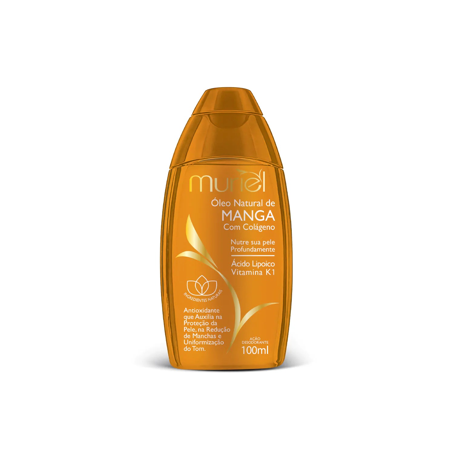 ÓLEO CORPORAL NATURAL MANGA COM COLÂGENO MURIEL 100ML