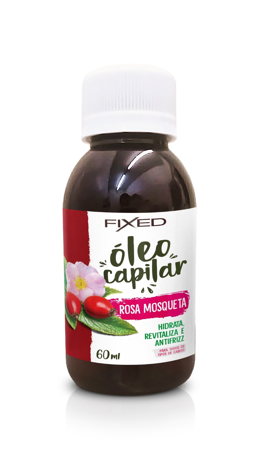ÓLEO CAPILAR ROSA MOSQUETA FIXED 60ML