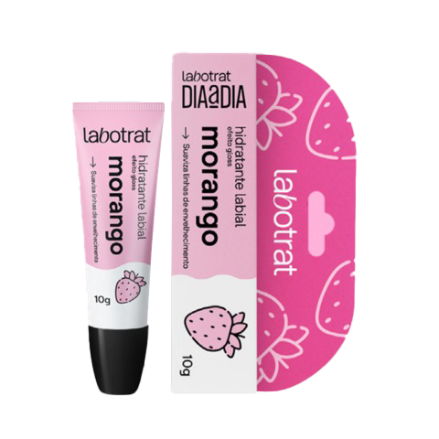 HIDRATANTE LABIAL MORANGO DIA A DIA LABOTRAT 10G