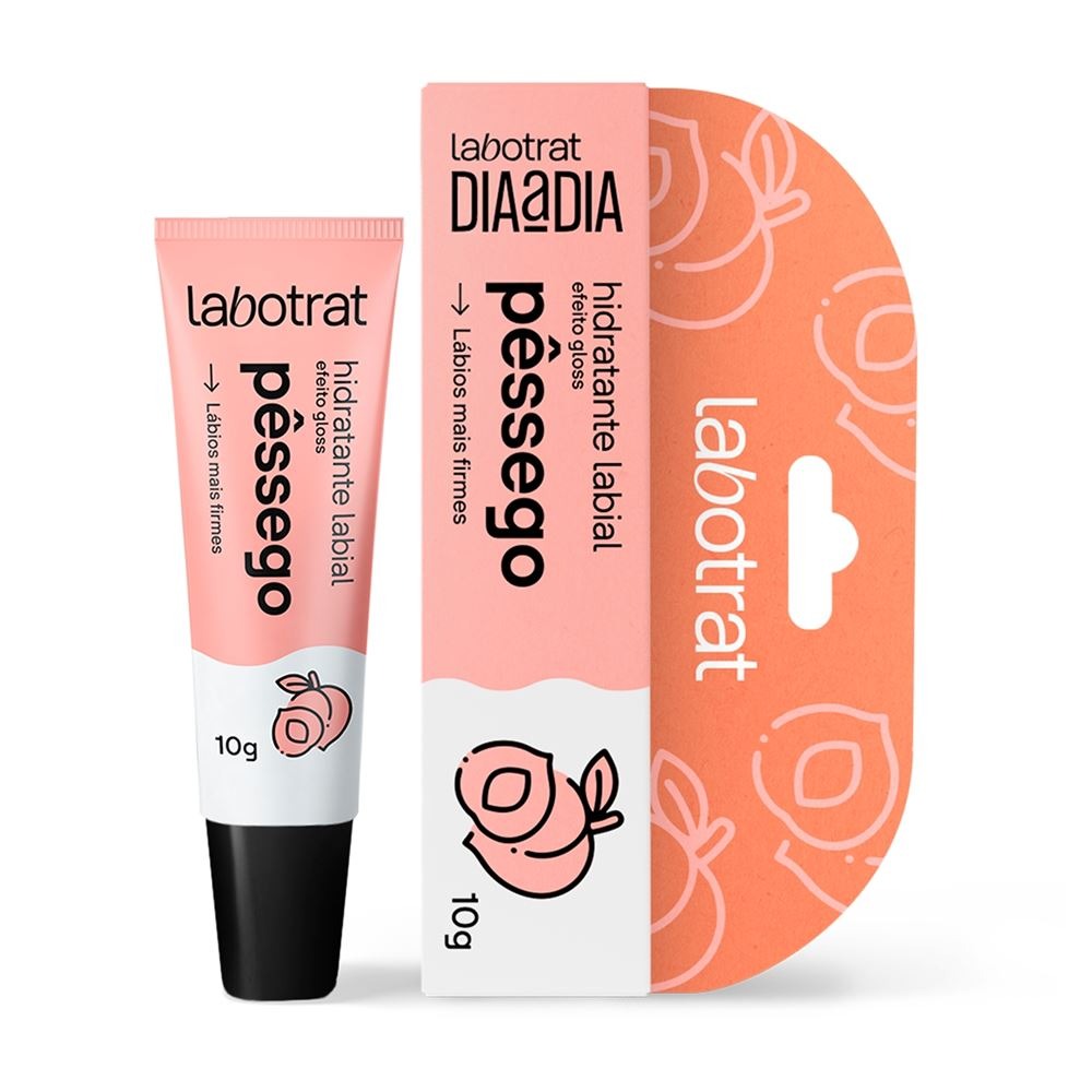 Hidratante Labial Labotrat Pêssego Dia a Dia 10g
