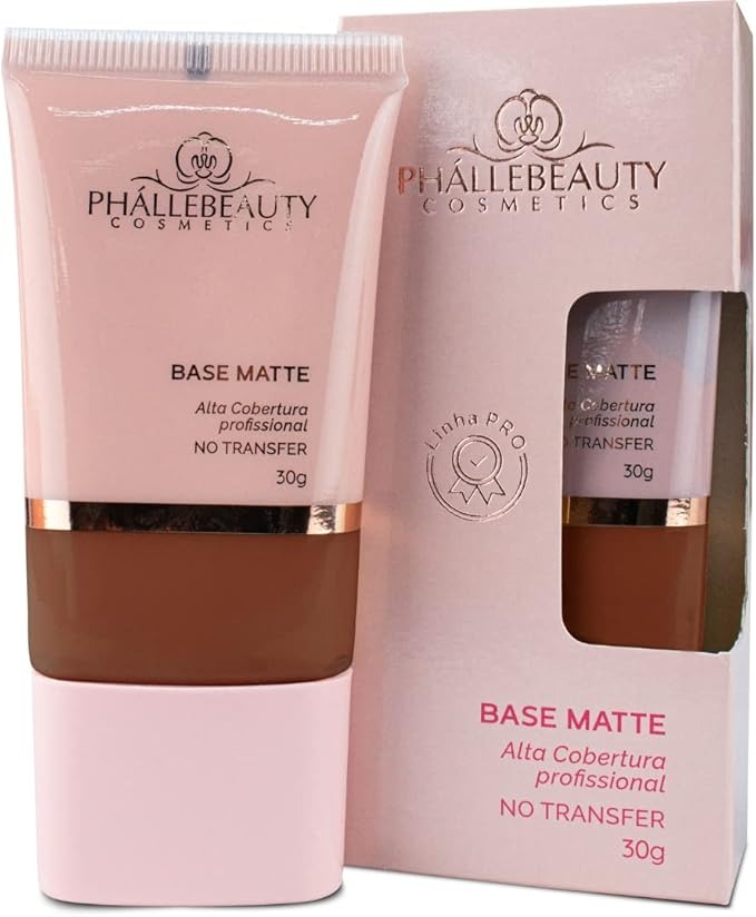BASE MATTE ALTA COBERTURA COR 9 PHALLEBEAUTY 30G