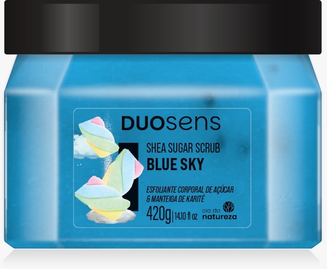 ESFOLIANTE DUOSENS BLUE SKY CIA DA NATUREZA 420G