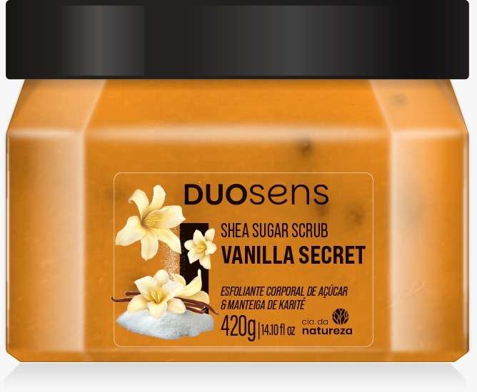 ESFOLIANTE DUOSENS VANILLA SECRET CIA DA NATUREZA 420G