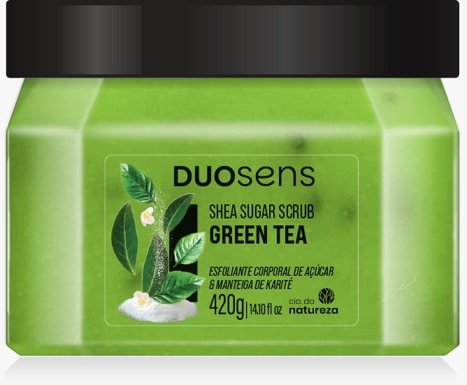 ESFOLIANTE DUOSENS GREEN TEA CIA DA NATUREZA 420G