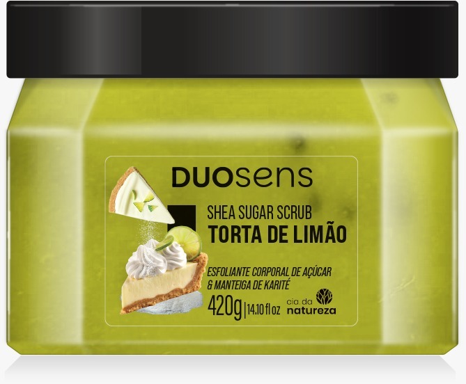 ESFOLIANTE DUOSENS TORTA DE LIMÃO CIA DA NATUREZA 420G