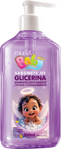 SABONETE LÍQUIDO MURIEL BABY LAVANDA 500ML