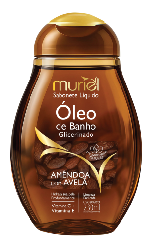 ÓLEO DE BANHO AMÊNDOA COM AVELÃ 230ML