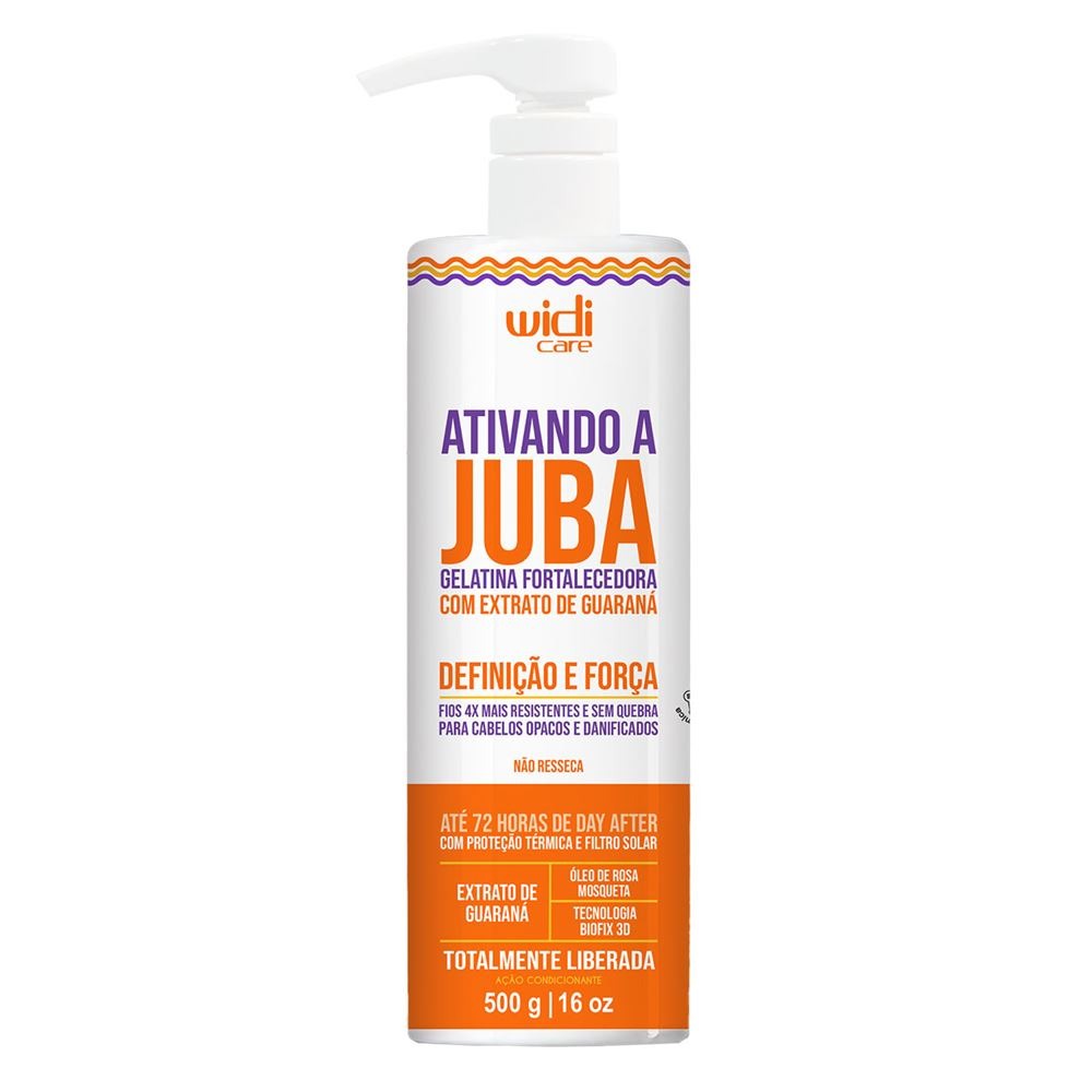 GELATINA FORTALECEDORA ATIVANDO A JUBA WIDI CARE 500G