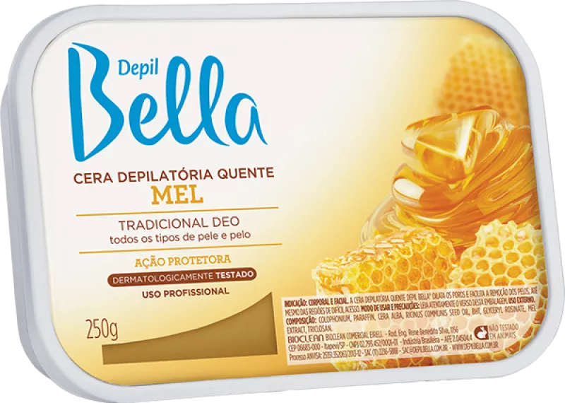Cera Depilatória Depil Bella Quente Mel 250g
