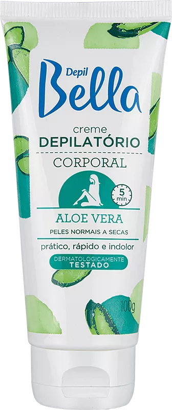 CREME DEPILATÓRIO CORPORAL ALOE VERA DEPIL BELLA 100G