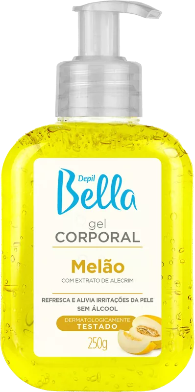 GEL CORPORAL MELÃO DEPIL BELLA 250G