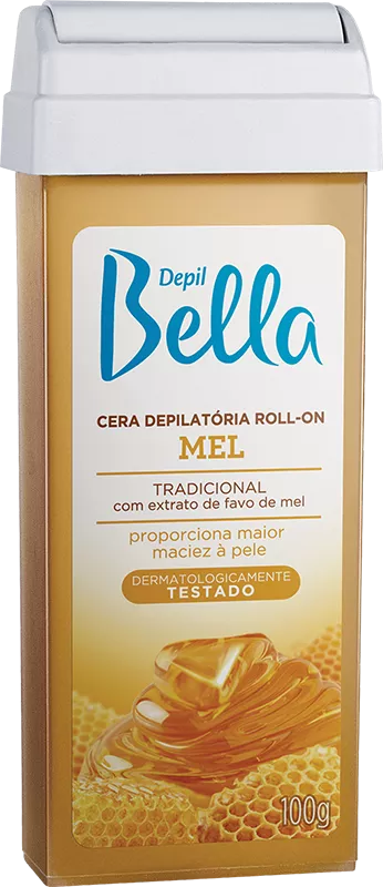 REFIL CERA DEPILATÓRIA ROLL-ON MEL DEPIL BELLA 100G