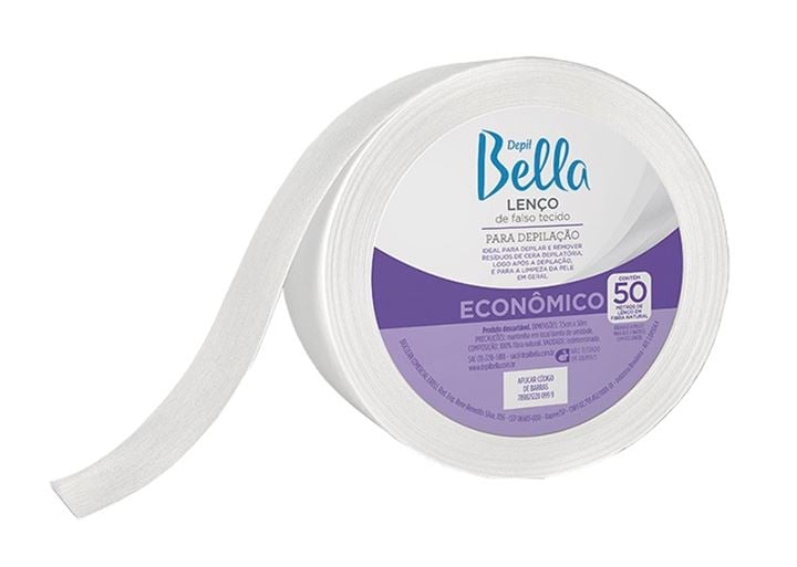 Rolo de Lenço para Depilação Depil Bella 50 Metros