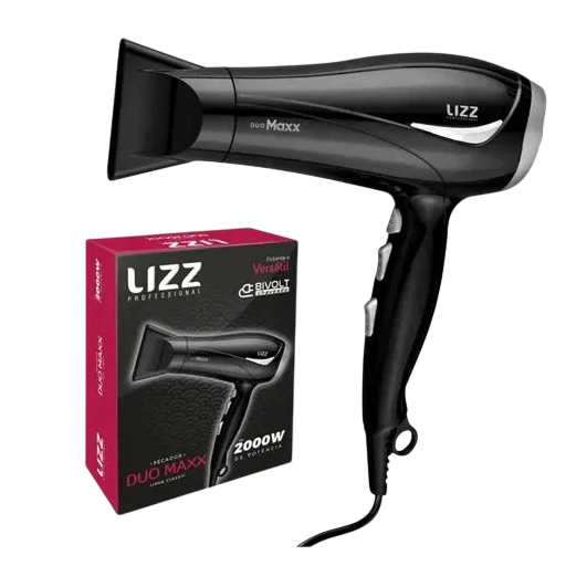 SECADOR DE CABELO LIZZ BIVOLT B.COLOR