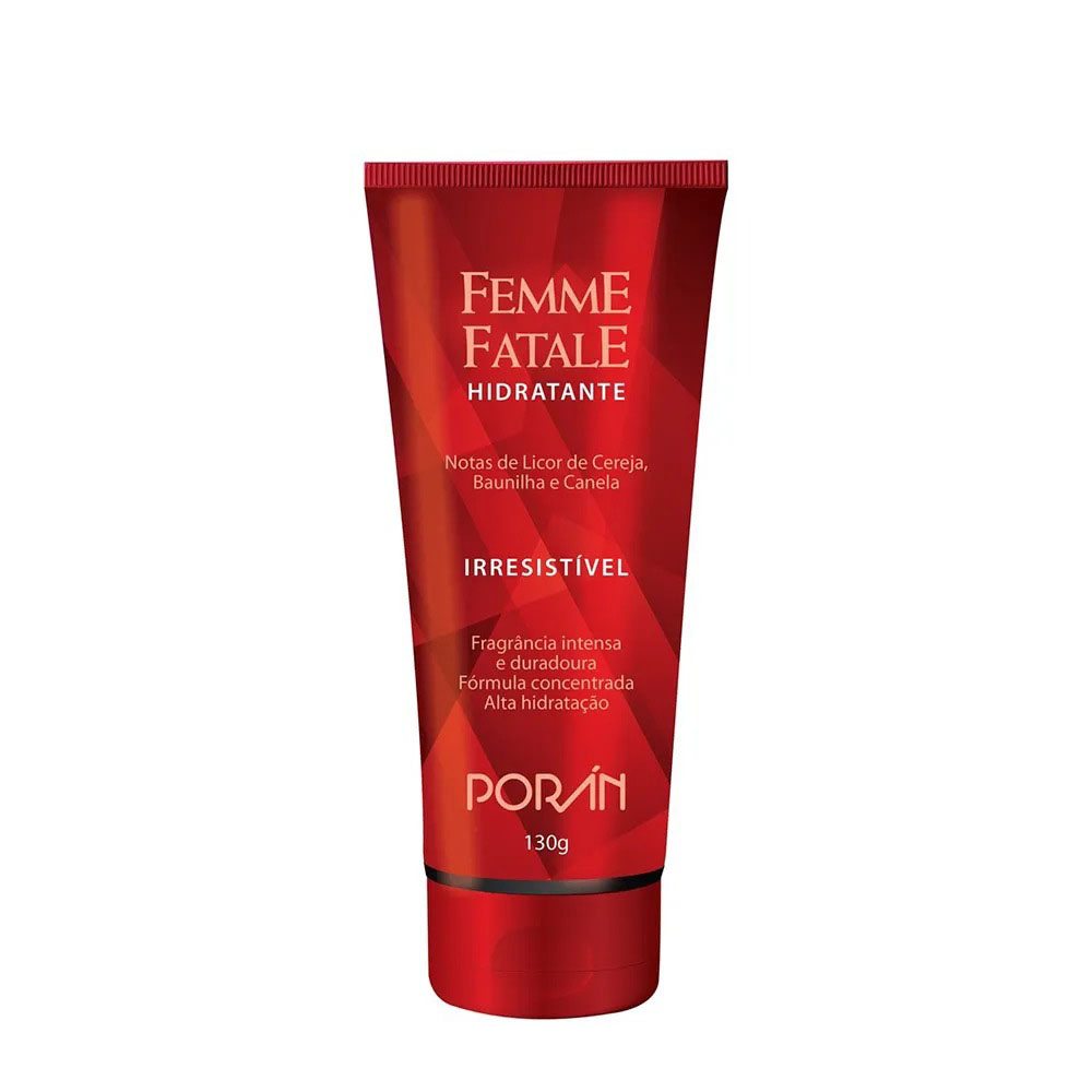 LOÇÃO HIDRATANTE FEMME FATALE IRRESISTÍVEL PORÁN 130G