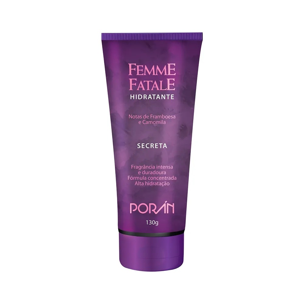 LOÇÃO HIDRATANTE FEMME FATALE SECRETA PORÁN 130G