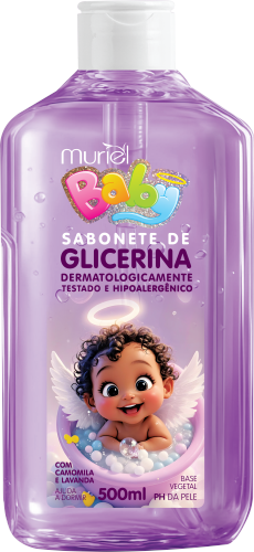 Sabonete Líquido Muriel Baby Lavanda 500ml (Sem Válvula) 