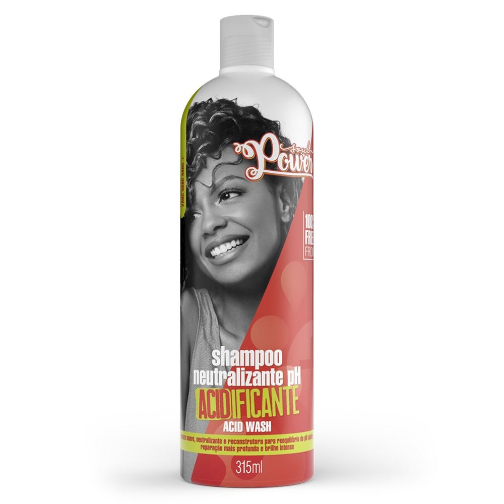 SHAMPOO NEUTRALIZANTE PH ACIDIFICANTE ACID WASH SOUL POWER 315ML