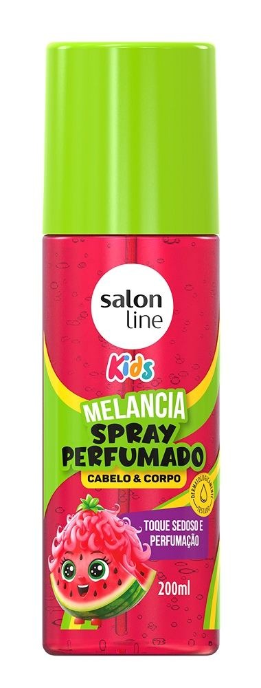 DESODORANTE SPRAY PERFUMADO SALON LINE KIDS MELANCIA DE 200ML