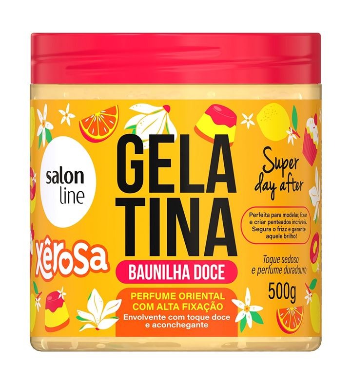 GELATINA XÊROSA SALON LINE BAUNILHA DOCE 500G