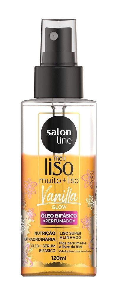 ÓLEO SALON LINE MEU LISO  VANILLA GLOW MUITO+LISO 120ML