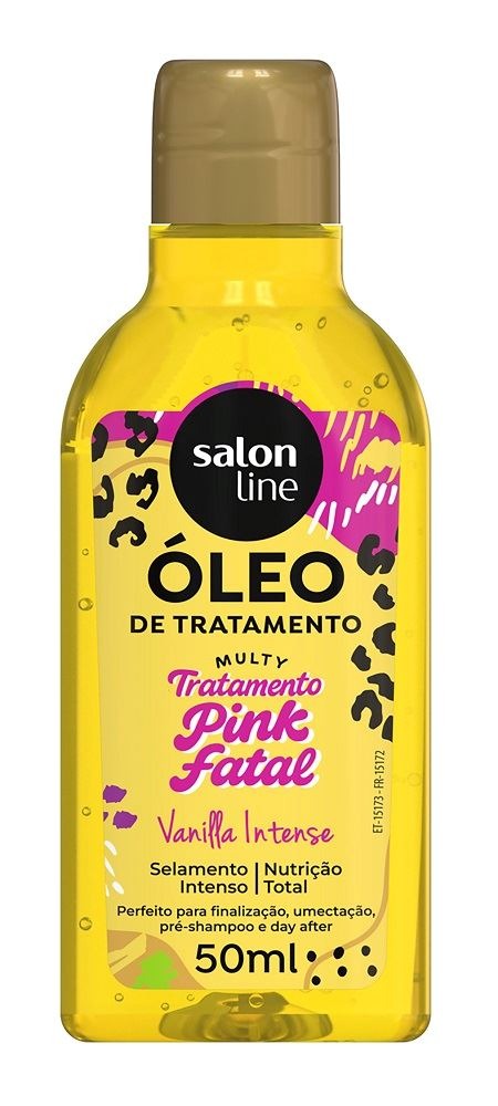 ÓLEO DE TRATAMENTO SALON LINE MULTY PINK FATAL 50ML