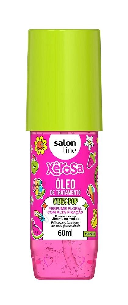 ÓLEO DE TRATAMENTO SALON LINE XÊROSA VIBES POP 60ML