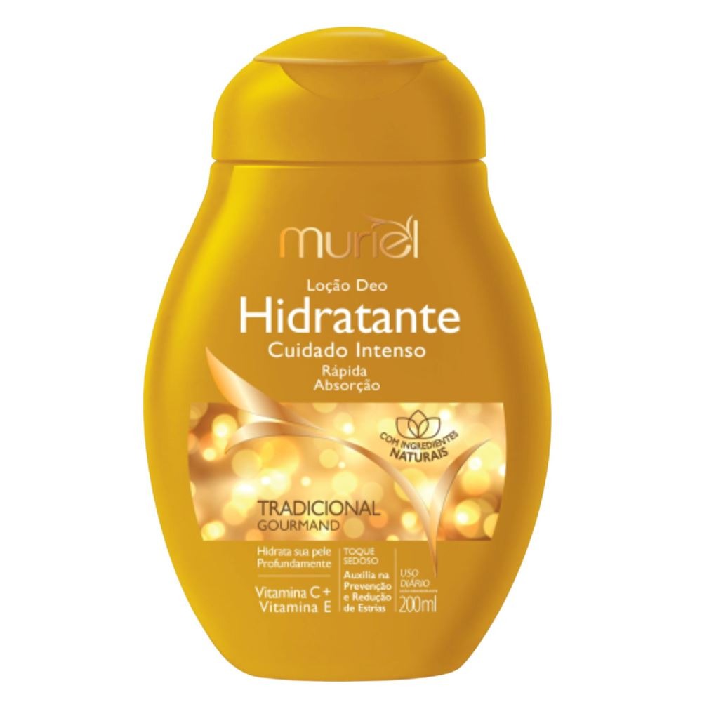 LOÇÃO HIDRATANTE CORPORAL MURIEL TRADICIONAL 200ML