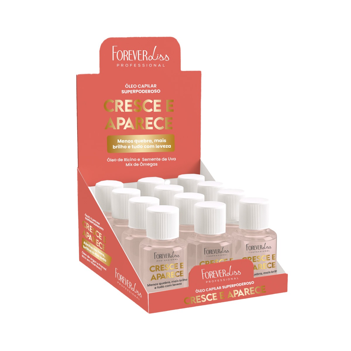 DISPLAY ÓLEO CAPILAR FOREVER LISS  CRESCE E APARECE 7ML C/12