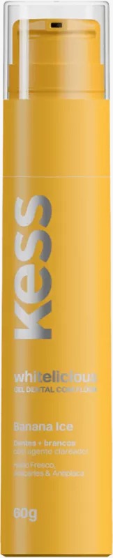 ESCOVA DENTAL WHITELICIOUS BANANA ICE 60G KESS