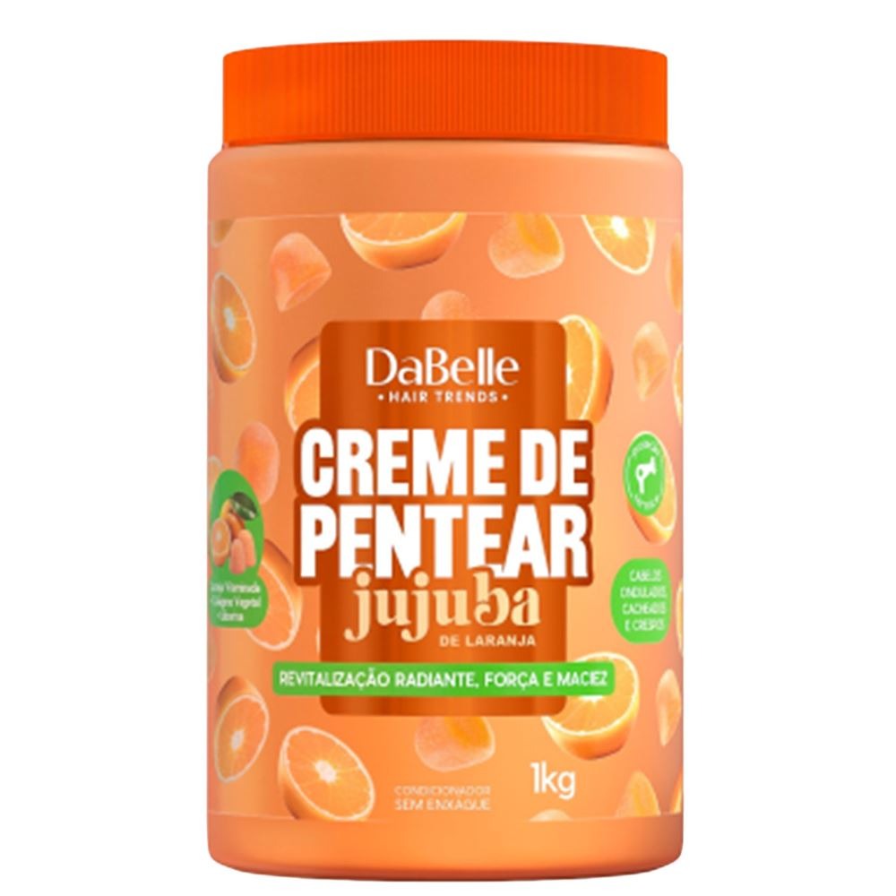 CREME DE PENTEAR DABELLE JUJUBA DE LARANJA 1KG