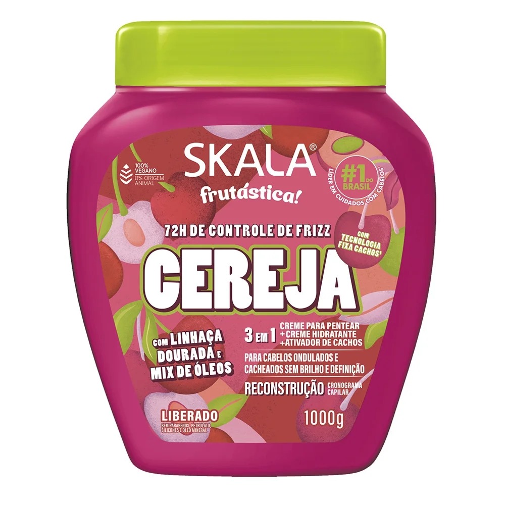 CREME DE TRATAMENTO FRUTÁSTICA SKALA CEREJA 1KG