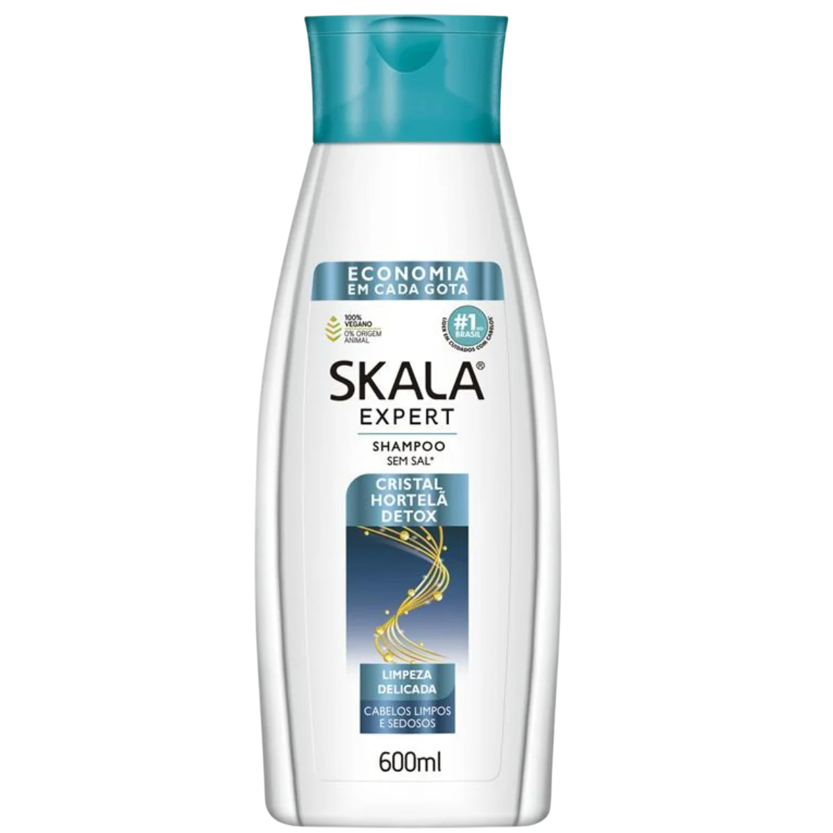 SHAMPOO DETOX CRISTAL SKALA HORTELÃ 600ML
