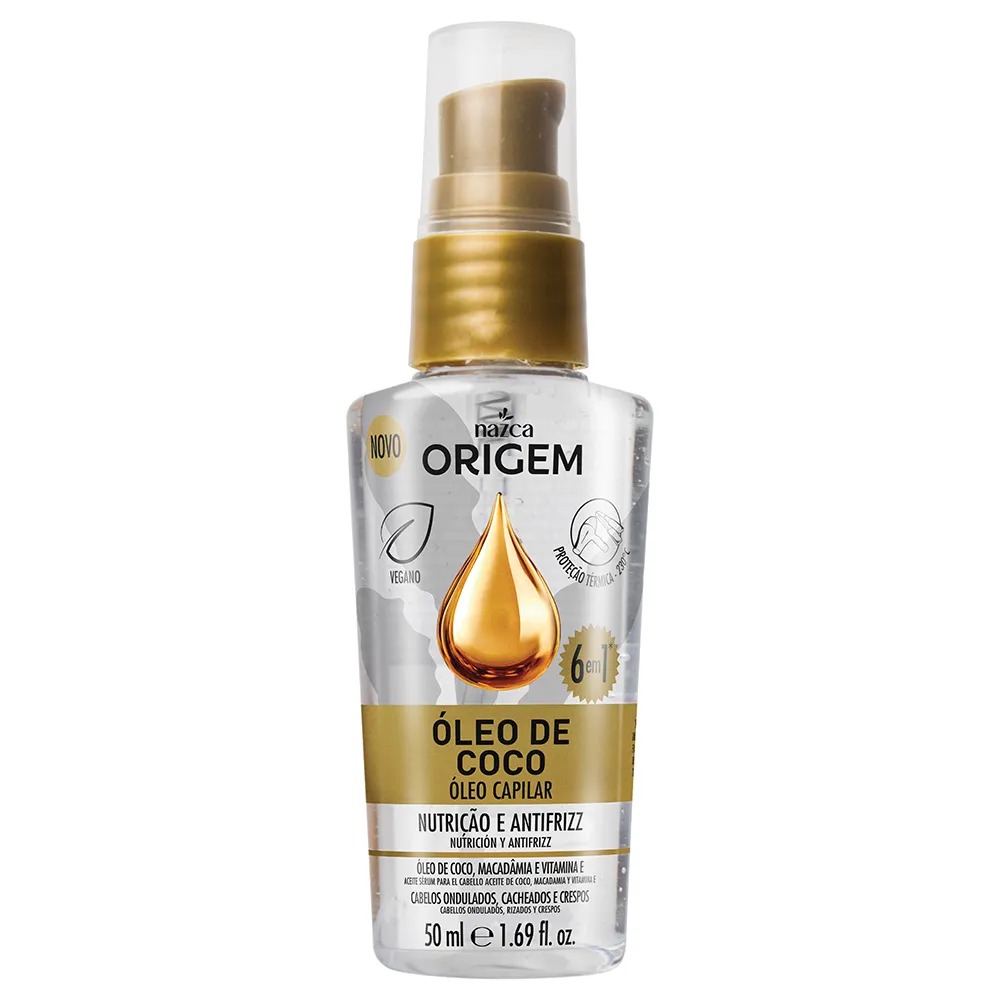 ÓLEO CAPILAR ORIGEM ÓLEO DE COCO 50ML