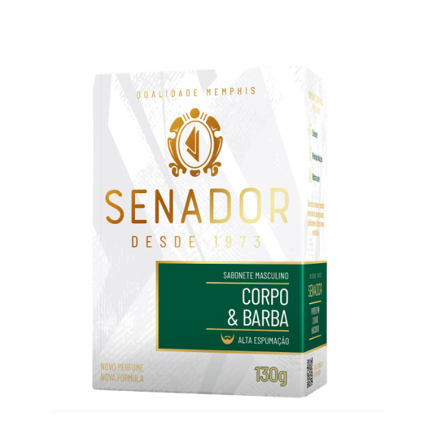 SABONETE BARRA SENADOR CORPO E BARBA 130G