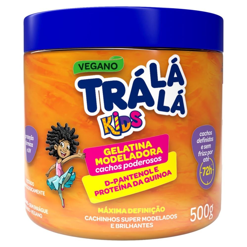 GELATINA CAPILAR MODELADORA TRÁ LÁ LÁ KIDS 500G