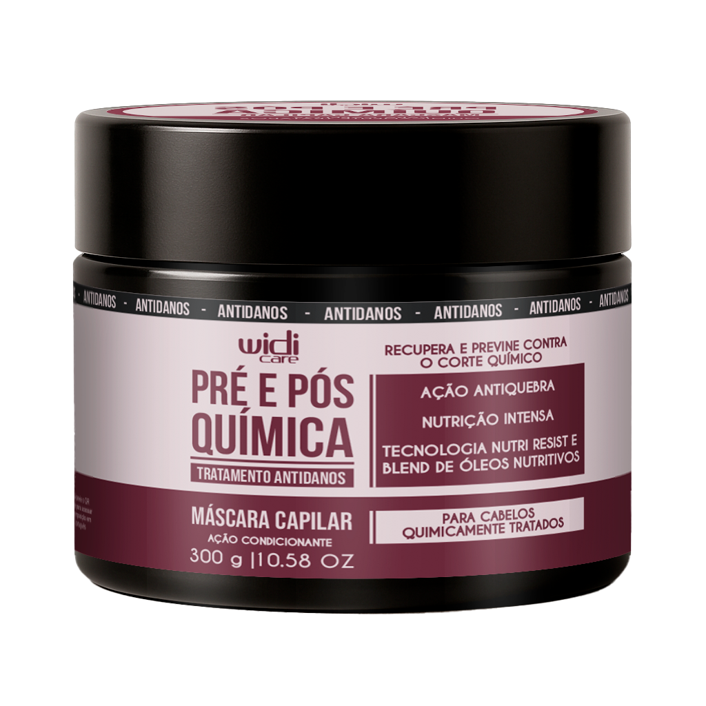 MÁSCARA WIDI CARE PRÉ E PÓS QUÍMICA 300G