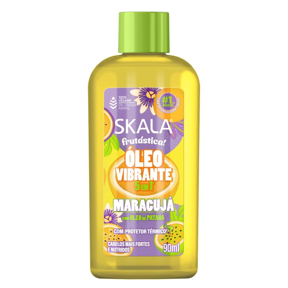 ÓLEO CAPILAR VIBRANTE 5 EM 1 SKALA FRUTÁSTICA MARACUJÁ 90ML