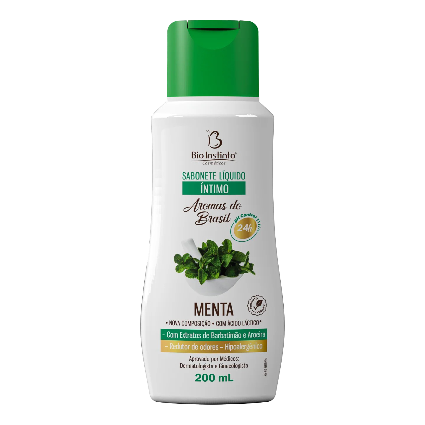 SABONETE ÍNTIMO BIO INSTINTO AROMAS DO BRASIL MENTA 200ML