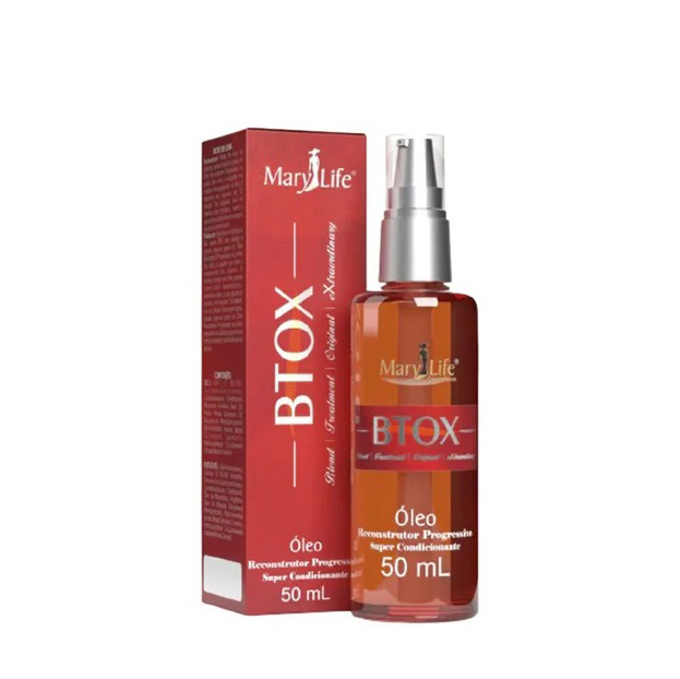 ÓLEO CAPILAR MARY LIFE BTOX 50ML