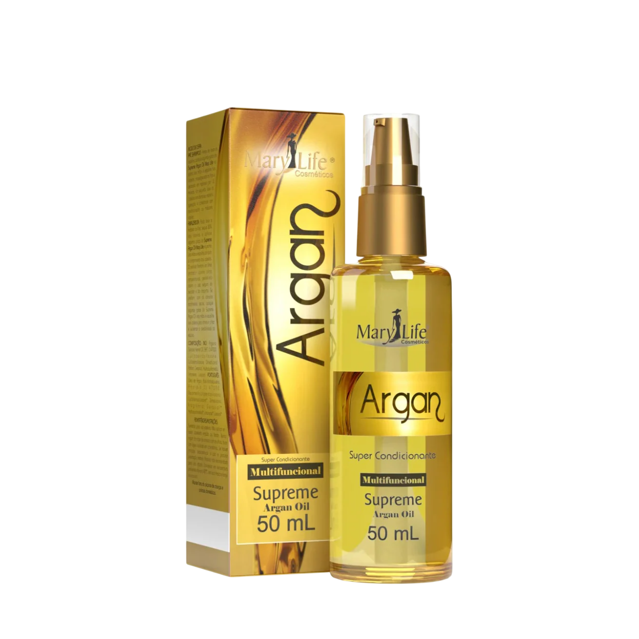 ÓLEO CAPILAR MARY LIFE SUPREME ARGAN OIL 50ML