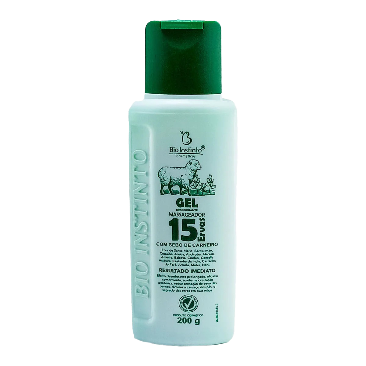 GEL MASSAGEADOR BIO INSTINTO 15 ERVAS 200G